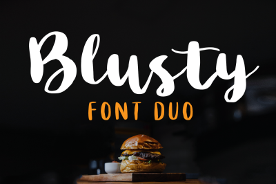 Blusty Font Duo