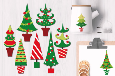 Christmas Trees Graphics
