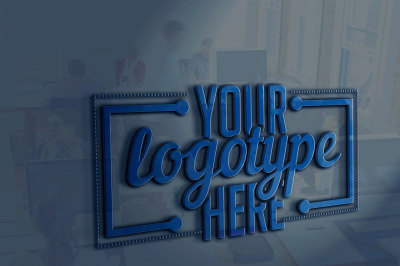 Logotype mock-up Design Presentation