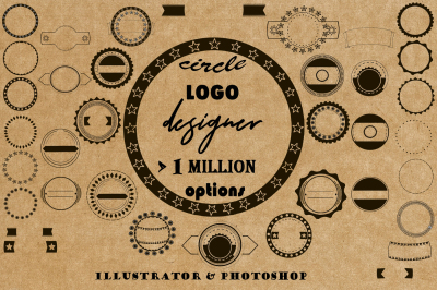 A circle logo designer