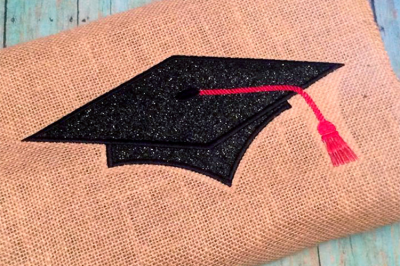 Graduation Cap | Applique Embroidery