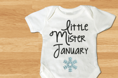 Little Mister January Snowflake | Embroidery