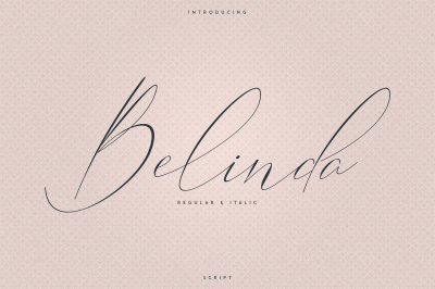 Belinda Script - Regular and Italic