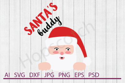 Santa SVG, Santa DXF, Cuttable File