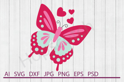 Butterfly SVG&2C; Butterfly DXF&2C; Cuttable File