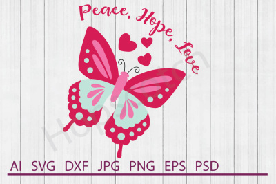 Butterfly SVG&2C; Butterfly DXF&2C; Cuttable File