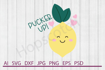 Lemon SVG, Lemon DXF, Cuttable File