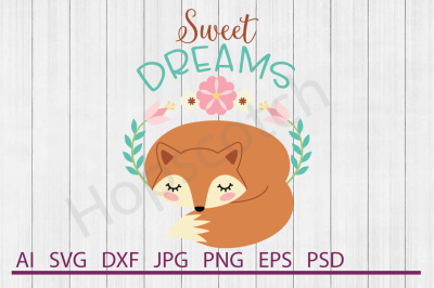 Fox SVG, Fox DXF, Cuttable File