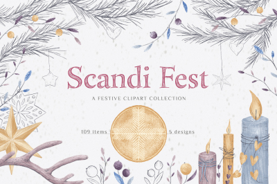 Scandi Fest - hand drawn collection