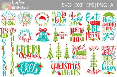 Tis the Season Christmas SVG Bundle