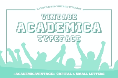 Vintage Academic Typeface