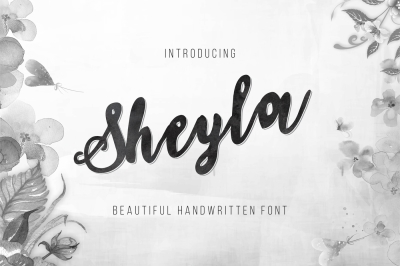 Sheyla - Amazing Handwriting font
