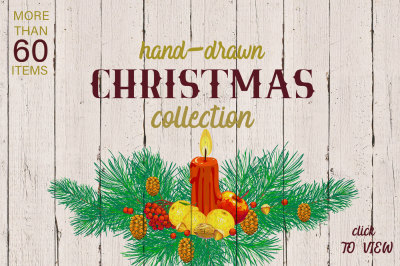 Hand-drawn CHRISTMAS collection