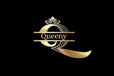 Queenie Split Monogram A-Z Letters