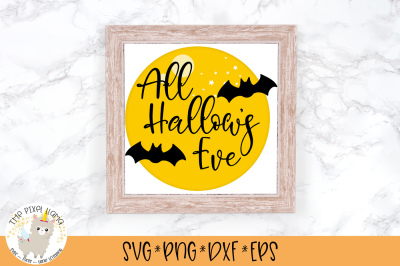 All Hallow&#039;s Eve Halloween Frame SVG Cut File