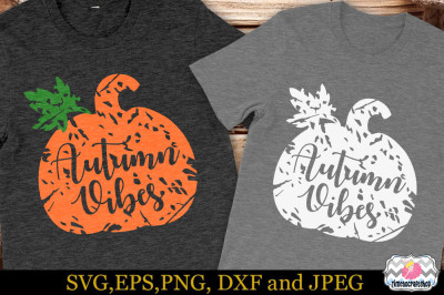 Thanksgiving SVG, Eps, Dxf & Png For Distressed Autumn Vibes