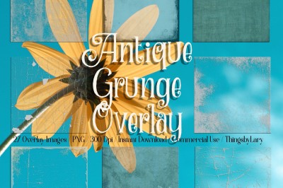 27 Antique Vintage Grunge Texture Old Photo Overlay Images