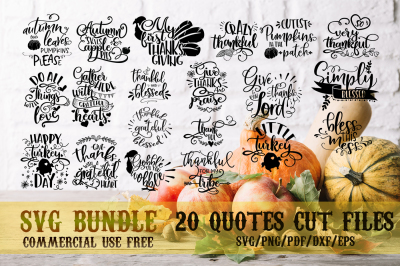Thanksgiving SVG Bundle Give thanks bundle