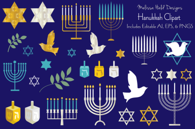 Hanukkah Clipart Graphics