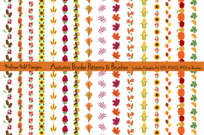 Autumn Border Patterns &amp;amp; Brushes