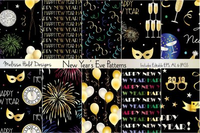 New Year's Eve Patterns