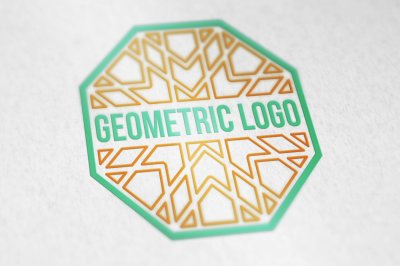 15 Geometric linear logo templates