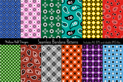 Seamless Bandana Patterns