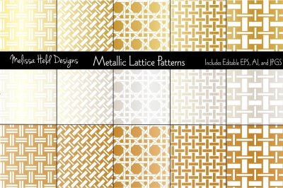 Metallic Lattice Patterns