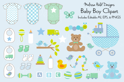 Baby Boy Clipart