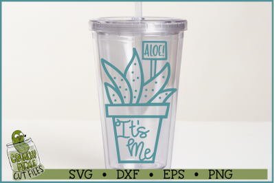 Aloe It&#039;s Me Pot SVG