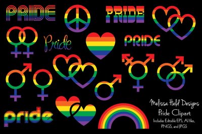 Pride Icons Clipart