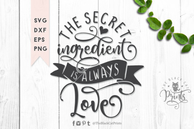 The secret ingredient SVG DXF EPS PNG