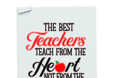 Best teacher teach from the heart