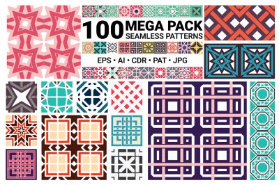 100 seamless patterns