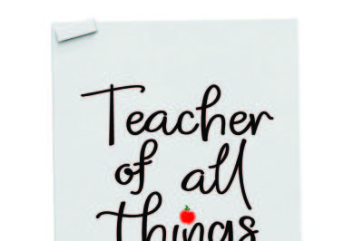 Download Download Teacher of all things Free - SVG Cricut Free