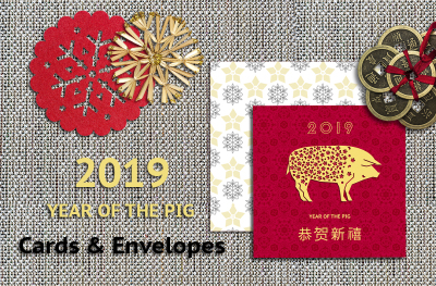 Cninese New Year Cards &amp; Envelopes