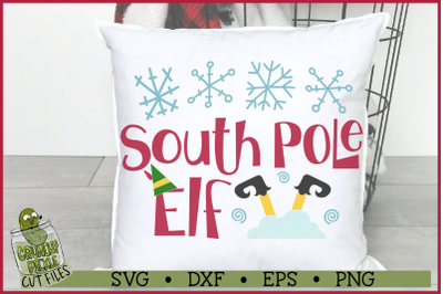 South Pole Elf Christmas SVG