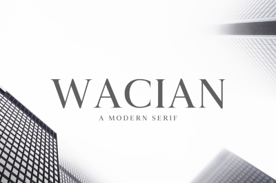 Wacian Serif Font Family