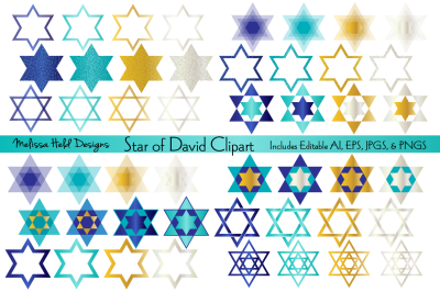 Star of David Clipart