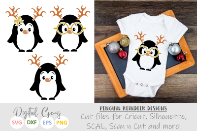 Penguin Reindeer designs