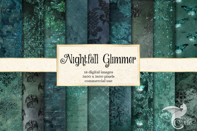 Nightfall Glimmer Digital Paper