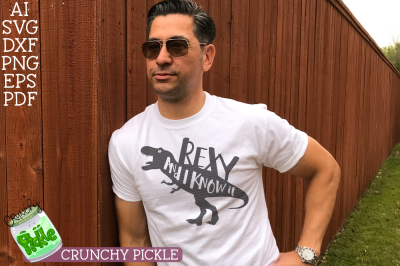 Rexy &amp; I Know It Dinosaur SVG