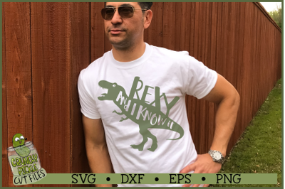 Rexy &amp; I Know It Dinosaur SVG