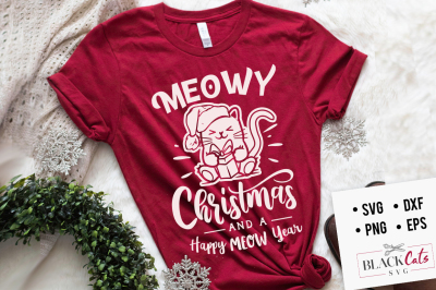 Meowy Christmas SVG 