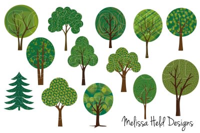 Vector Tree Illustrations