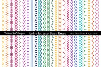 Embroidered Border Patterns