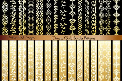 Ornate Gold Border Patterns