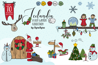Icelandia - Christmas Graphics &amp; Patterns