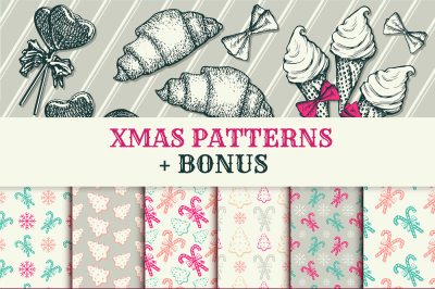 Xmas Patterns Collection and Elements