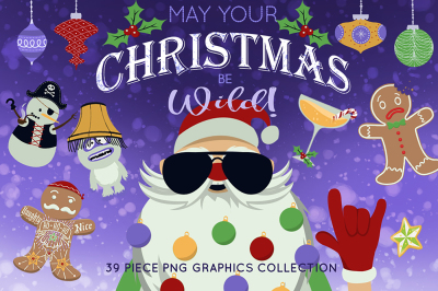 Wild Christmas Clip Art Collection